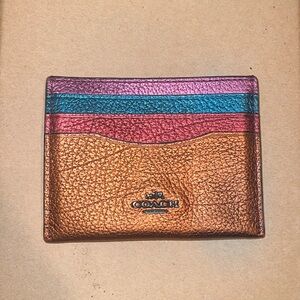 Coach Card Holder multicolor